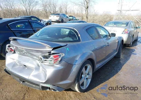 2005 Mazda Rx-8 Sport Automatic из США, поврежденный, VIN JM1FE17N450145889